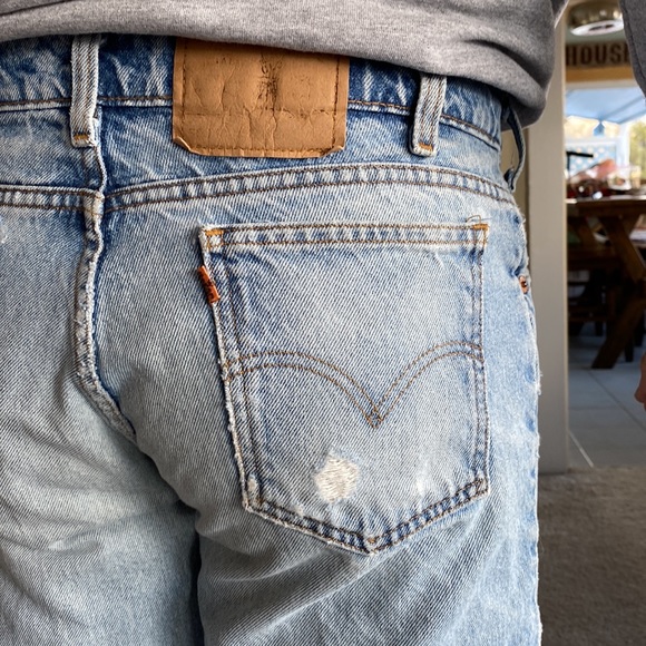 VTG Levi’s orange tab cutoff shorts size 34 - Picture 4 of 8